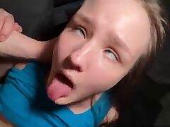 My brother fucks me with a huge cock and cum inside me!