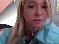 Petite Teen Blonde Daughter Fucking With Her Dad